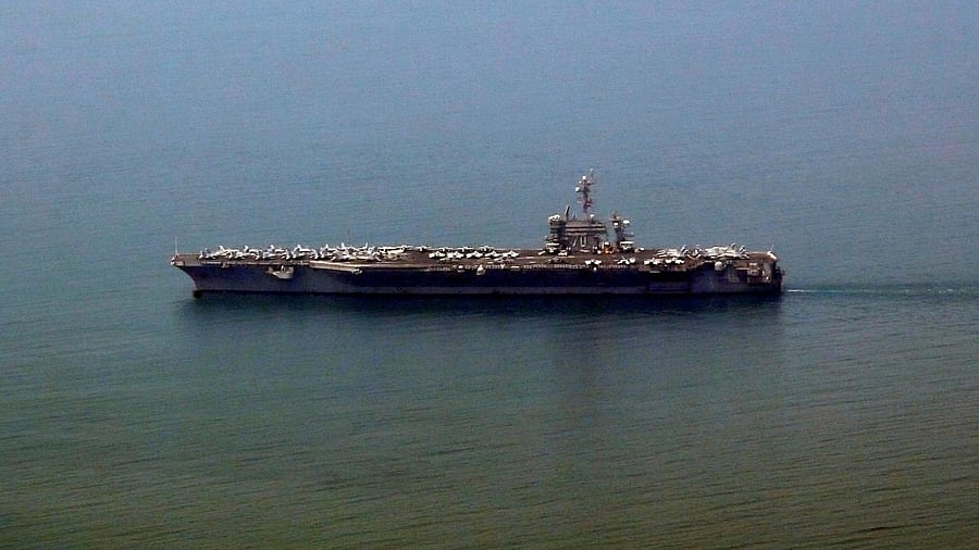 <div class="paragraphs"><p>An aircraft carrier. Image for representation.</p></div>