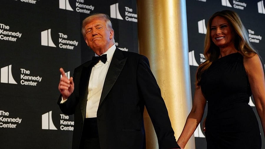 <div class="paragraphs"><p>US President Donald Trump and First Lady Melania Trump.</p></div>