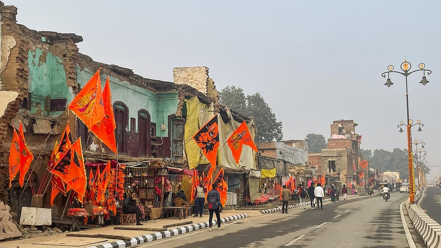 <div class="paragraphs"><p>The Ram Path in Ayodhya.</p></div>