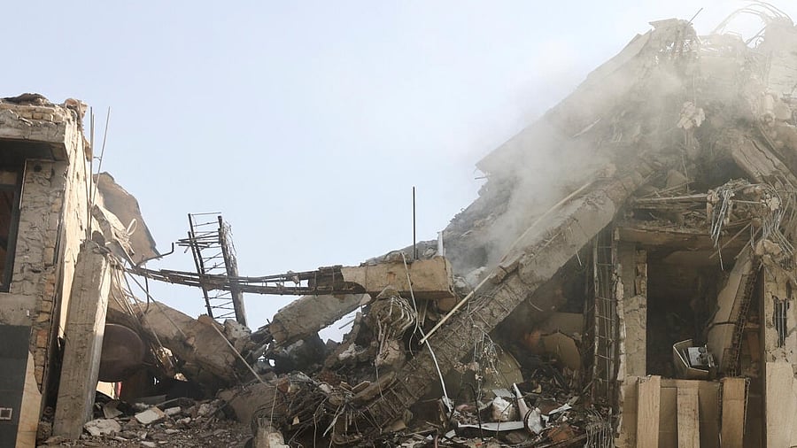 <div class="paragraphs"><p>Aftermath of Israeli strikes, in Tehran</p><p></p></div>