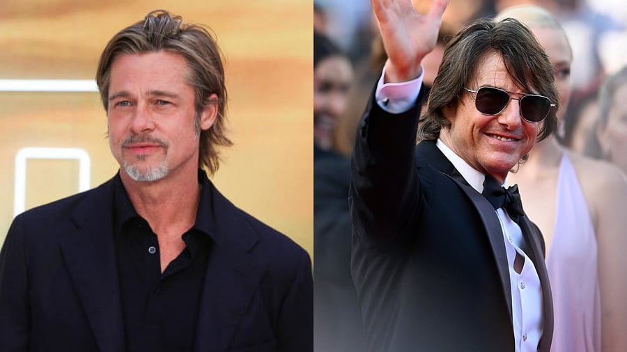 <div class="paragraphs"><p>Actors Brad Pitt and Tom Cruise (R).</p></div>