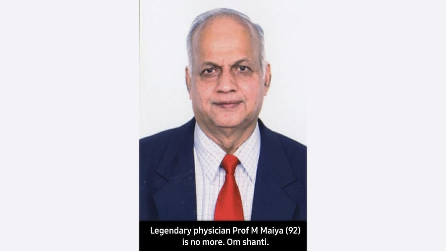 <div class="paragraphs"><p>Dr Mahabaleswara Maiya&nbsp;</p></div>