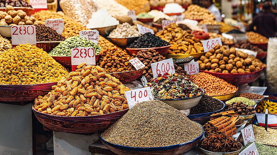 <div class="paragraphs"><p>Image showing spices on display at a wholesale market. For representational purposes.</p></div>