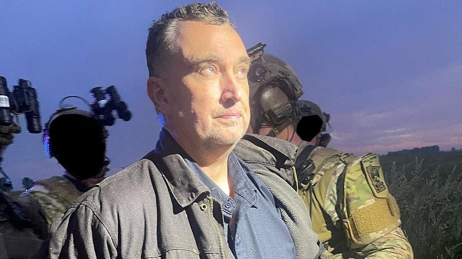 <div class="paragraphs"><p>A handout photo posted by the Ramsey County Sheriff's Office appears to show Vance Luther Boelter, 57, the suspected gunman in the shooting deaths of a Minnesota Democratic state lawmaker and her husband</p></div>