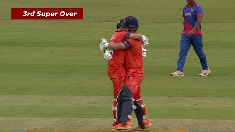 <div class="paragraphs"><p>Having posted 152 for 7 in their allotted 20 overs, the Dutch looked set for victory with Nepal needing 16 from the final over in the run chase.</p></div>