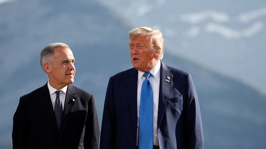 <div class="paragraphs"><p>Canada Prime Minister Mark Carney and US President Donald Trump   </p></div>