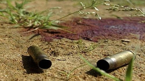 <div class="paragraphs"><p>File Photo: Cartridges of bullets on the floor.</p></div>