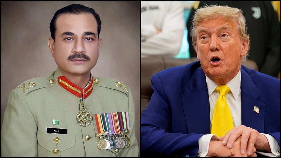<div class="paragraphs"><p>Pakistan Army chief Asim Munir (L) and US President Donald Trump (R).</p></div>