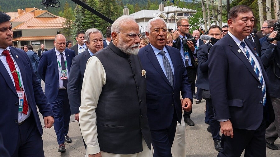 <div class="paragraphs"><p>PM Modi pictured during his trip to Canada.</p></div>