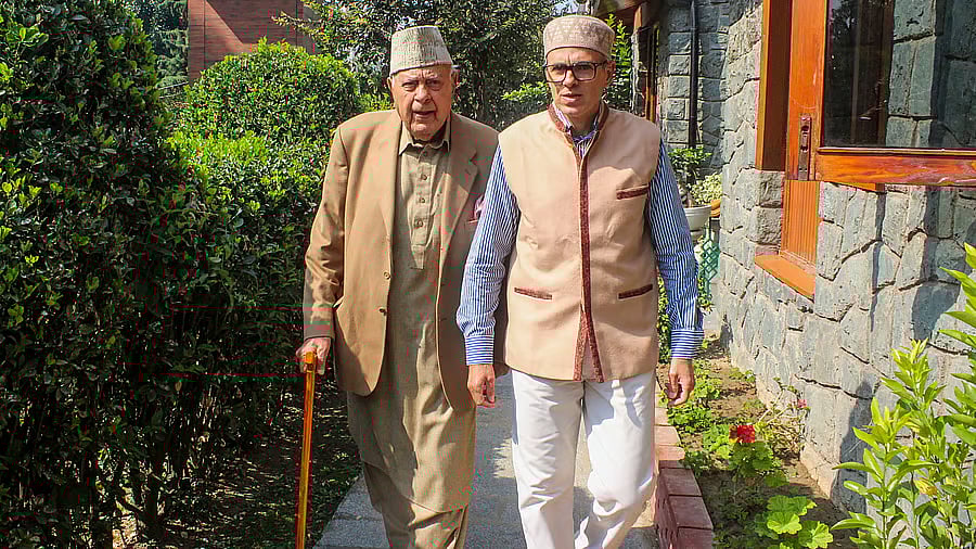 <div class="paragraphs"><p>Omar Abdullah and Farooq Abdullah </p></div>