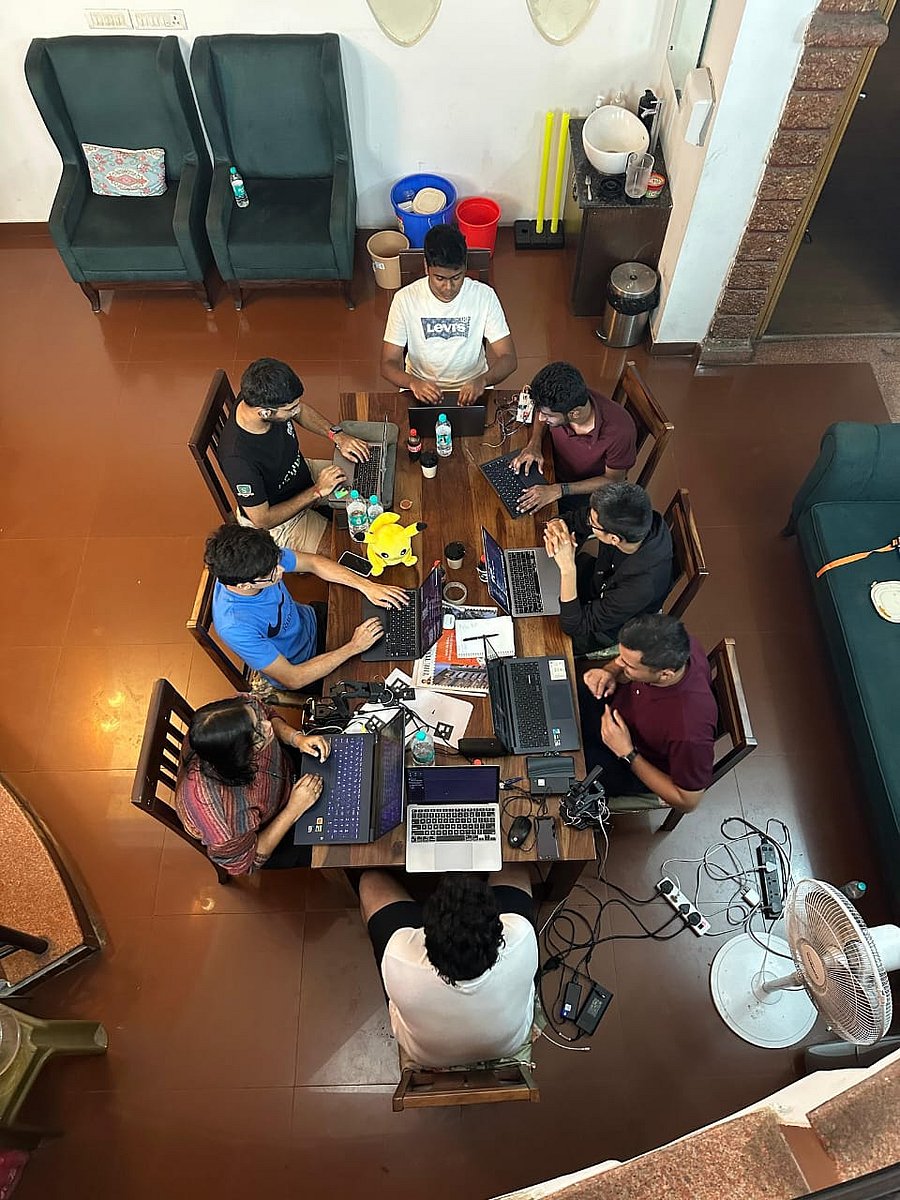 The hacker house is located in HSR Layout, chosen to provide access to the startup ecosystem in the neighbourhood.