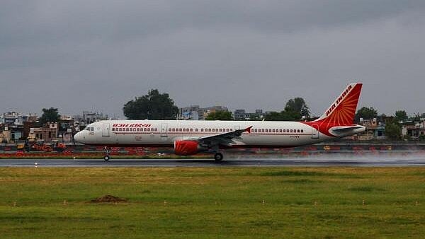<div class="paragraphs"><p>An Air India Airbus A321 aircraft takes off at the Sardar Vallabhbhai Patel International Airport in Ahmedabad.</p></div>