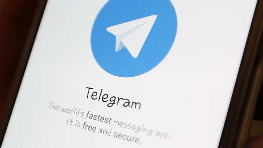 <div class="paragraphs"><p>The Telegram logo is seen on a screen of a smartphone in this picture illustration.&nbsp;Image for represent</p></div>