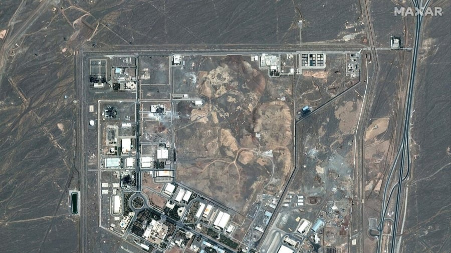 <div class="paragraphs"><p>A satellite image shows the Natanz nuclear facility in Iran after airstrike in Iran in this handout image dated June 15, 2025.  </p></div>