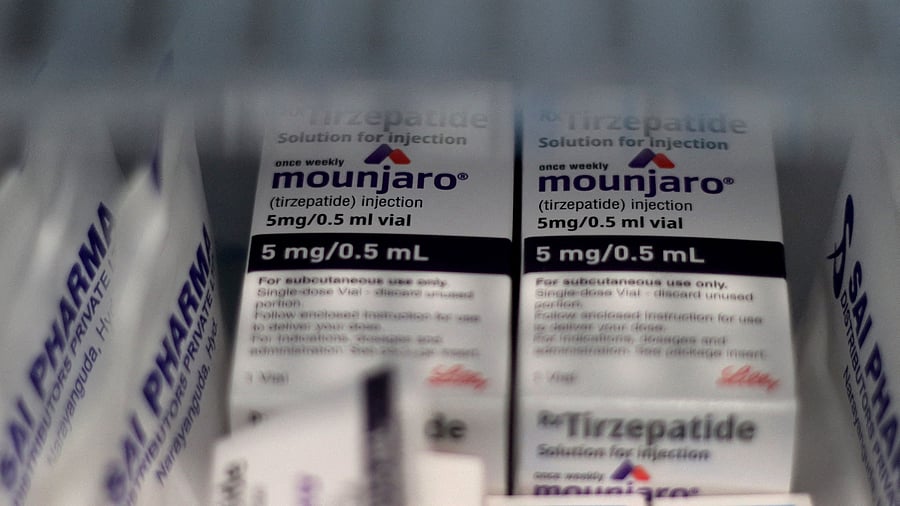 <div class="paragraphs"><p>Vials of Eli Lilly's Mounjaro, a tirzepatide injection drug used for treating type 2 diabetes and weight loss</p></div>