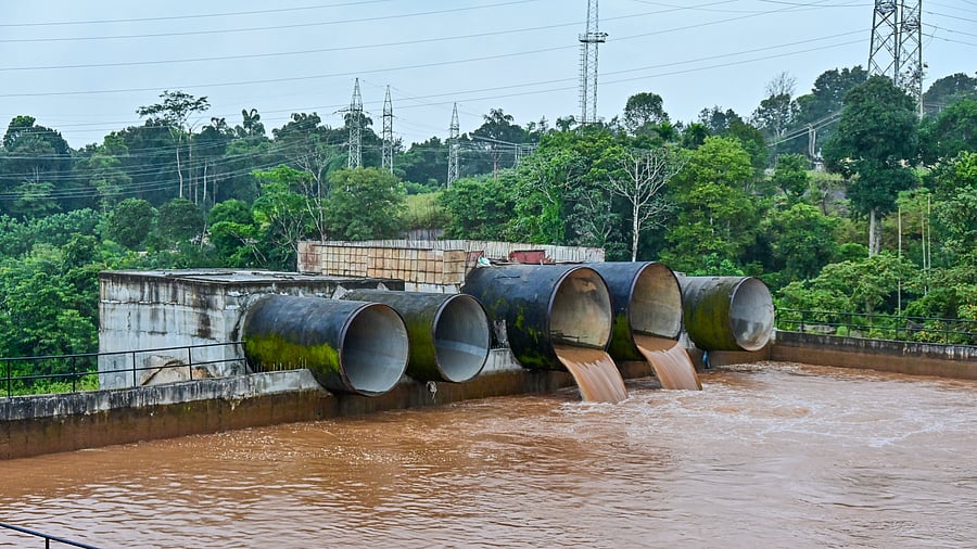 The pumphouse at Bykere in Sakleshpur taluk of Hassan district set up as part of first phase of Yettinahole project.