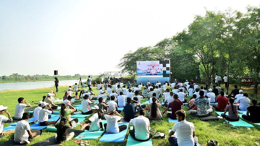 <div class="paragraphs"><p>Yoga day celebration by&nbsp;NMCG</p></div>