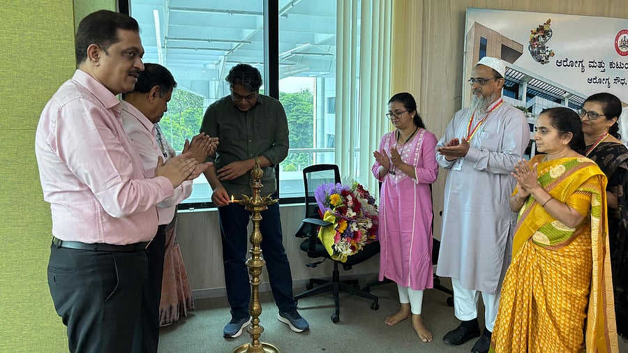 Harsh Gupta, Principal Secretary, Health and Family Welfare (centre), at the Global Motor Neuron Disease Awareness Day event in Bengaluru on Saturday. 