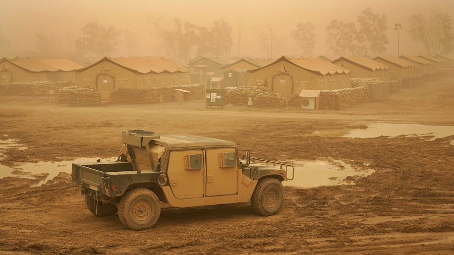<div class="paragraphs"><p>Representative image indicating a US army base in Iraq</p></div>