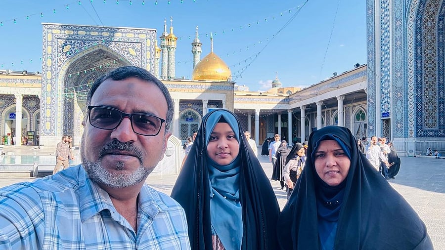 Assad Abbas and his family. 