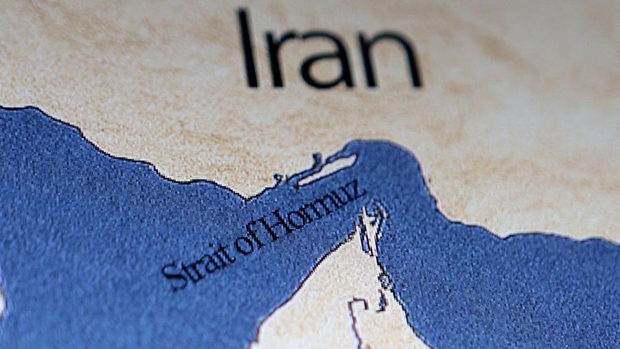 <div class="paragraphs"><p>A map showing the Strait of Hormuz and Iran is seen in this illustration taken June 22, 2025. </p></div>