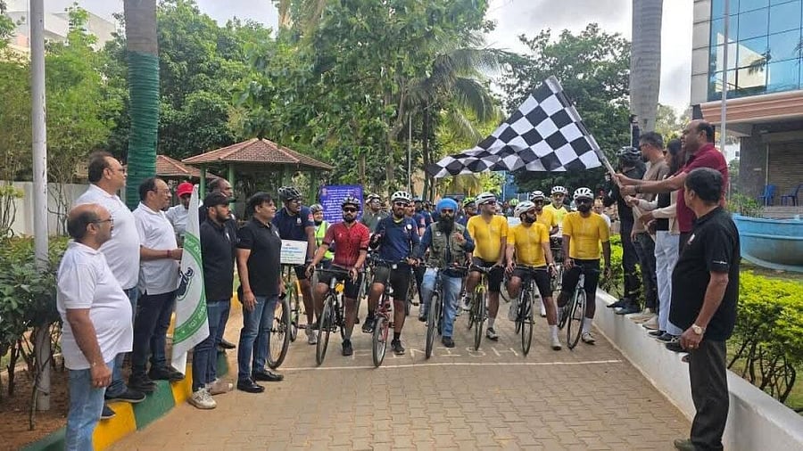 <div class="paragraphs"><p>The cyclothon was flagged off at Brindavan College of Engineering on Sunday.</p></div>