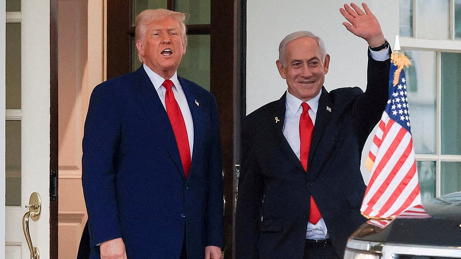 <div class="paragraphs"><p>US President Donald Trump with Israeli Prime Minister Benjamin Netanyahu </p></div>
