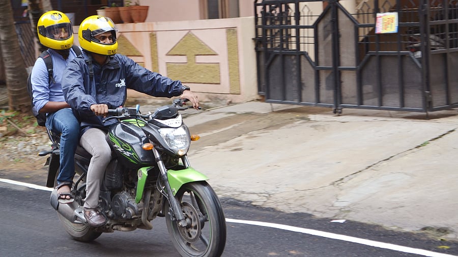 <div class="paragraphs"><p>Bike taxi drivers have loans and must be allowed to operate with conditions, a senior advocate submitted before the bench. </p></div>