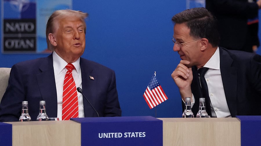 <div class="paragraphs"><p>U.S. President Donald Trump and NATO Secretary General Mark Rutte</p></div>