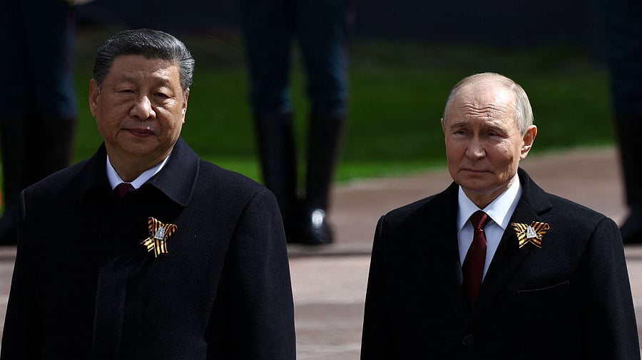 <div class="paragraphs"><p>Russian President Vladimir Putin and Chinese President Xi Jinping.</p></div>