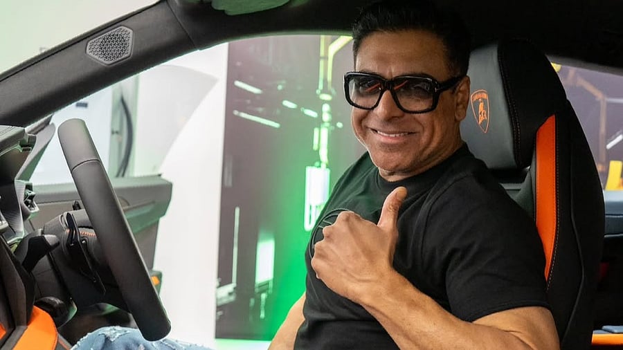 <div class="paragraphs"><p>Ram Kapoor poses proudly in his brand-new Lamborghini Urus.</p></div>