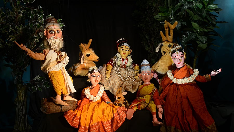 A few of the puppets that will be on display.