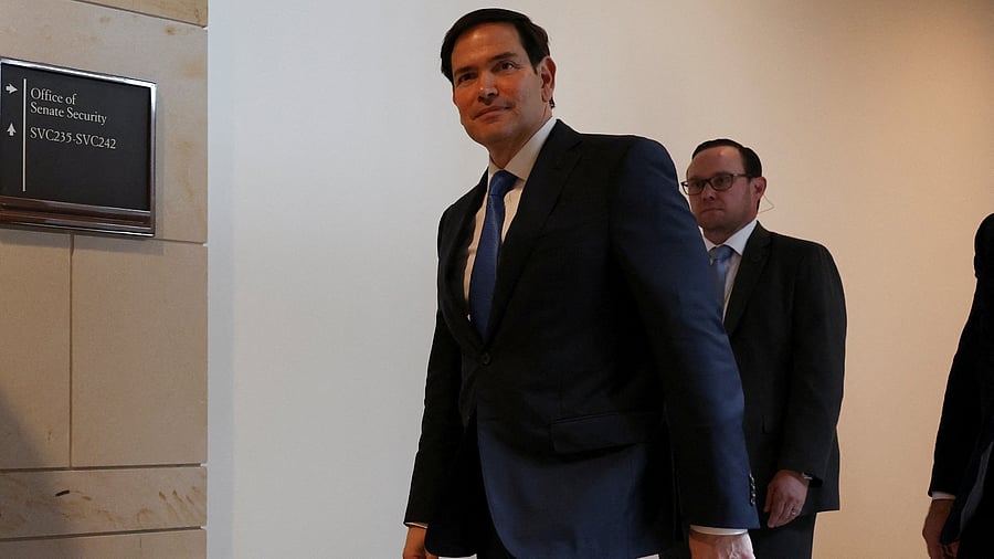 <div class="paragraphs"><p>US Secretary of State Marco Rubio leaves following a closed briefing on the situation in Iran for members of the US Senate, on Capitol Hill in Washington, DC, US.</p></div>