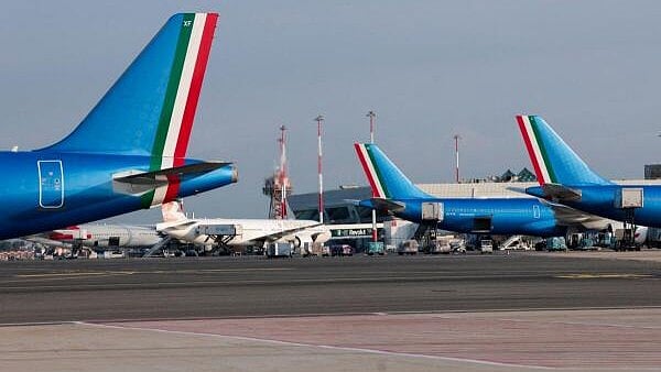 <div class="paragraphs"><p>Italian carrier Italia Trasporto Aereo (ITA Airways) planes are parked at Fiumicino airport in Rome. (Representative image)</p></div>