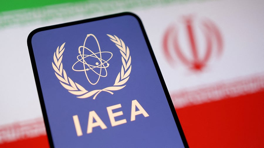 <div class="paragraphs"><p>International Atomic Energy Agency  logo and Iranian flag is seen in this illustration taken June 16, 2025. </p></div>