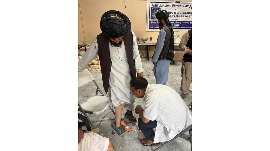 <div class="paragraphs"><p>A five-day 'Jaipur Foot' camp was organised in Kabul recently to help rehabilitate several differently-abled people.</p></div>
