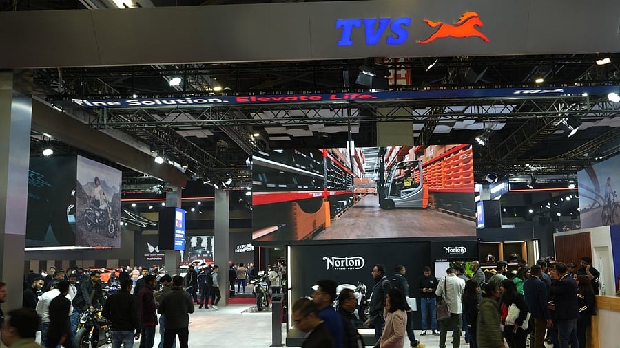 <div class="paragraphs"><p>Image showing a TVS Motor stall at an expo. For representational purposes.</p></div>