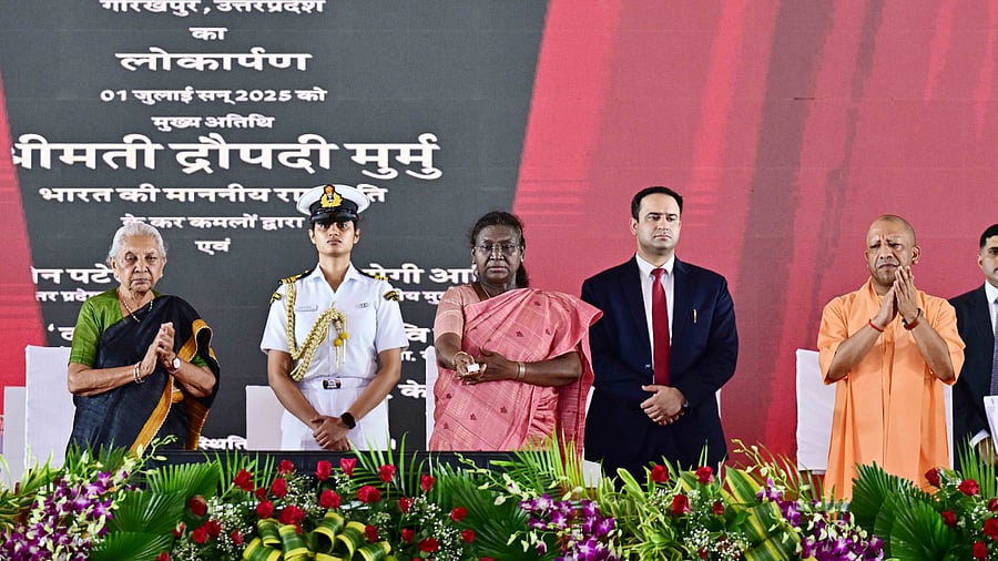 <div class="paragraphs"><p>President Droupadi Murmu inaugurates AYUSH University in Gorakhpur. </p></div>