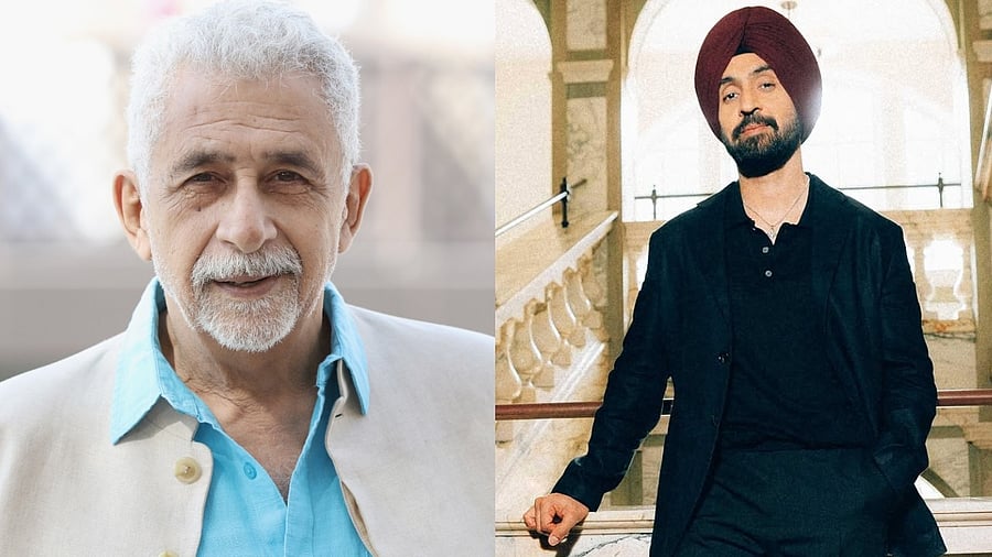 <div class="paragraphs"><p>A collage of&nbsp;Naseeruddin Shah and&nbsp;Diljit Dosanjh.</p></div>