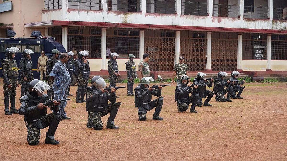 Karnataka SAF Trains in Anti-Riot Tactics, Social Media Monitoring in ...