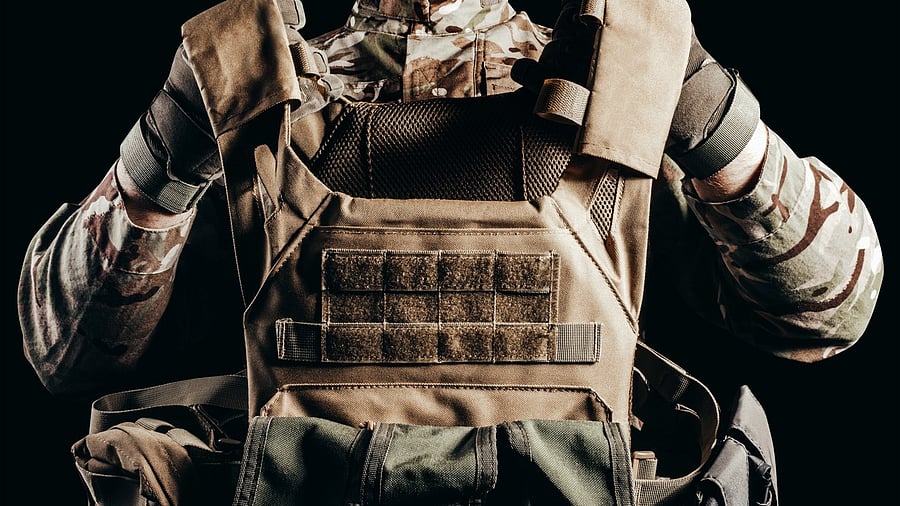 <div class="paragraphs"><p>Representative image showing a&nbsp;military armored vest</p></div>