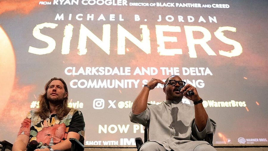 <div class="paragraphs"><p>Director Ryan Coogler talks about his film 'Sinners' during Q&amp;A after a special screening of the film in Clarksdale, Mississippi.</p></div>