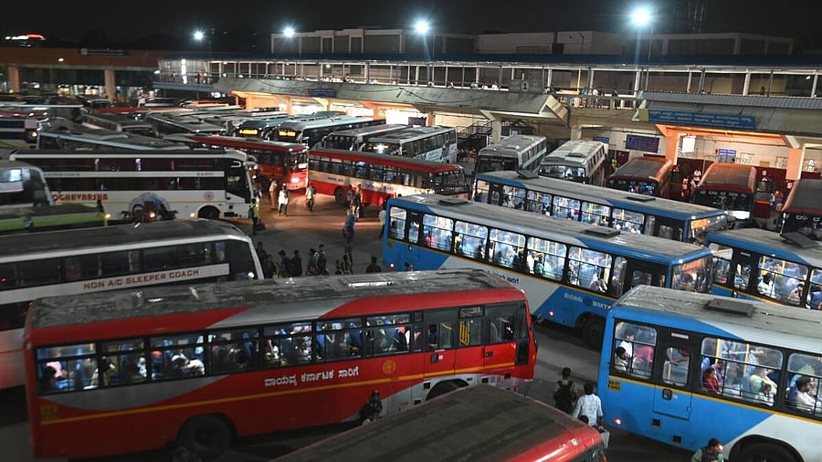 <div class="paragraphs"><p>The Majestic bus stand.</p></div>