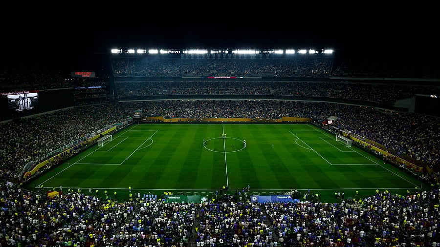 <div class="paragraphs"><p>General view during a minutes silence in tribute to Liverpool's Diogo Jota and his brother Andre Silva before the Palmeiras vs Chelsea match.</p></div>