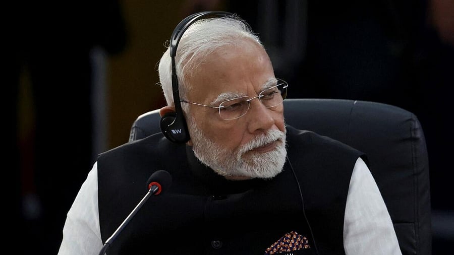 <div class="paragraphs"><p>Prime Minister Narendra  Modi, attends the opening meeting of BRICS Summit, at the Museum of Modern Art (MAM) in Rio de Janeiro, Brazil July 6, 2025.</p></div>