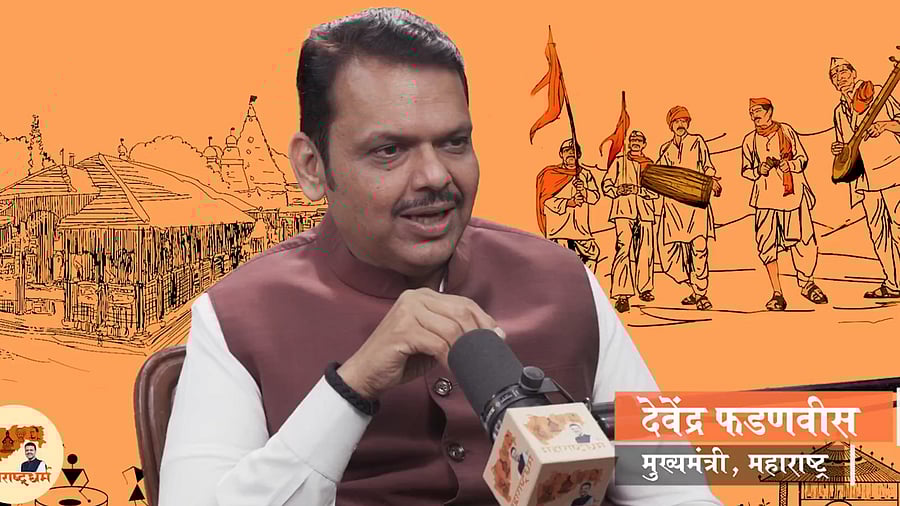<div class="paragraphs"><p>Maharashtra CM Devendra Fadnavis speaks during podcast.&nbsp;</p></div>