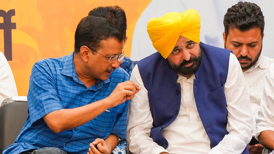<div class="paragraphs"><p>Arvind Kejriwal and Punjab CM Bhagwant Mann </p></div>