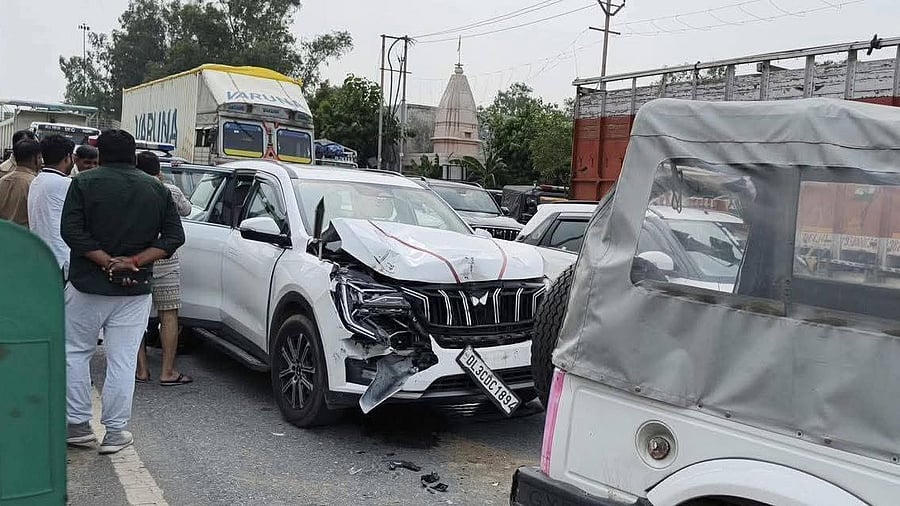 <div class="paragraphs"><p>A scene from the accident spot.&nbsp;</p></div>
