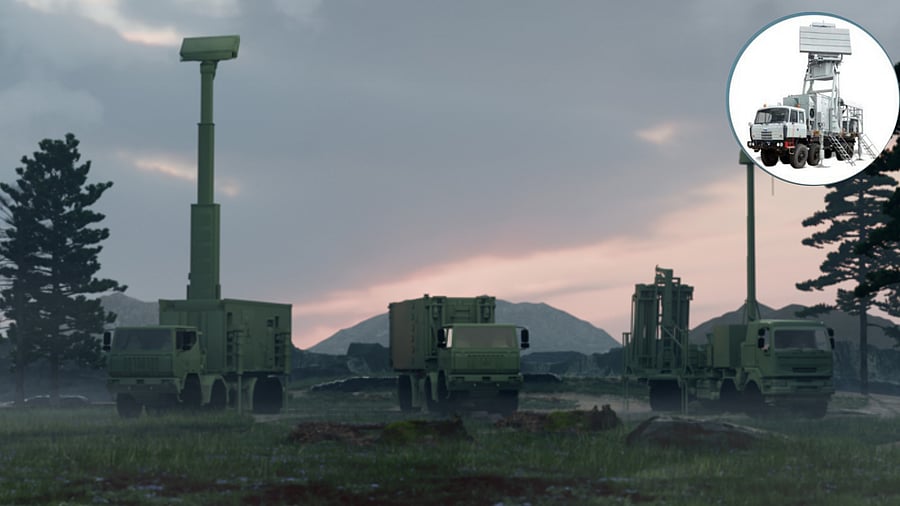 <div class="paragraphs"><p>Italy's EMADS system. (Inset: A part of India's Akash air defence missile system).</p></div>