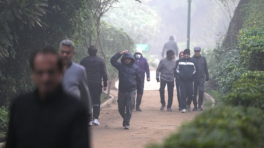 <div class="paragraphs"><p>People walk during a cold and foggy winter morning.</p></div>